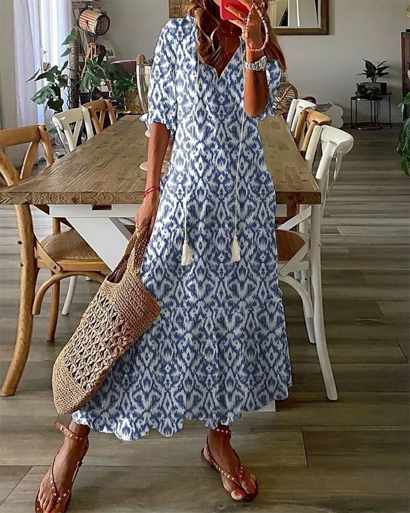 ARIA | Vestido Boho de Cobertura de Barriga