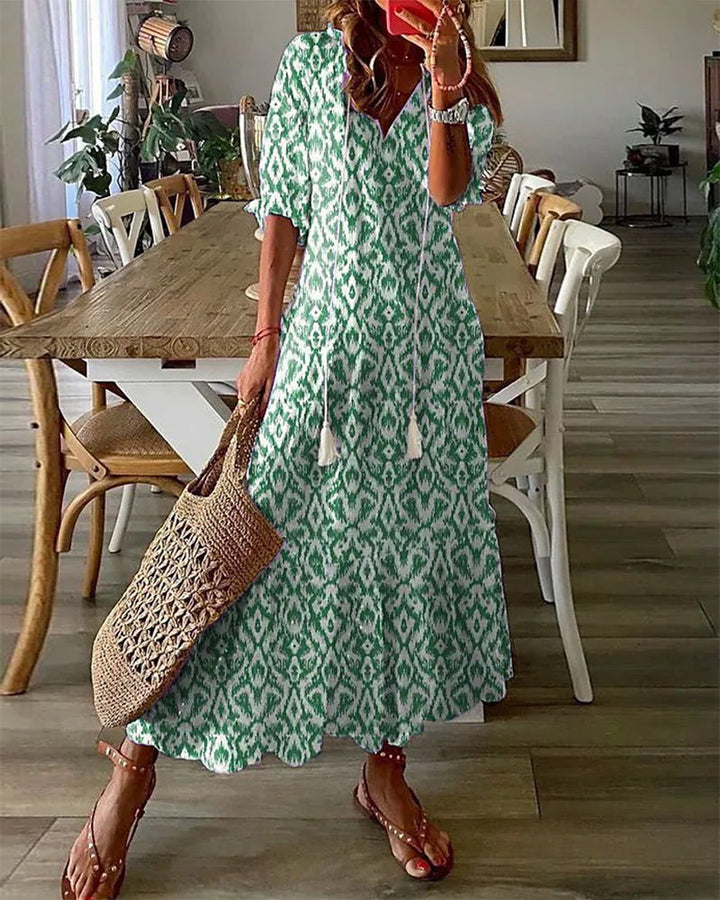 ARIA | Vestido Boho de Cobertura de Barriga