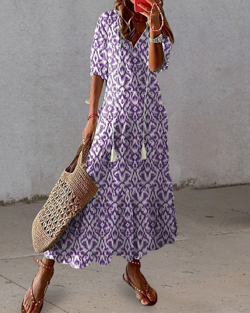 ARIA | Vestido Boho de Cobertura de Barriga