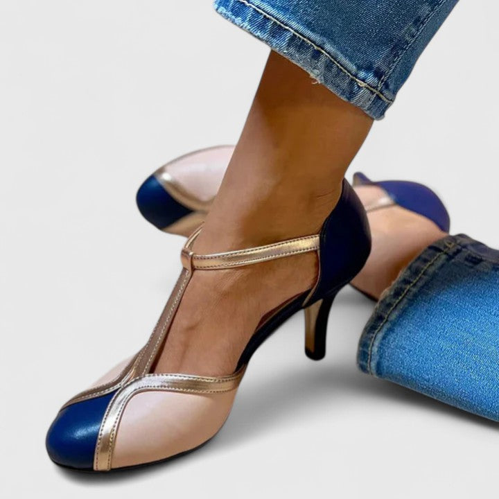 Susan | Tacones T-Strap de Comodidad Todo el Día