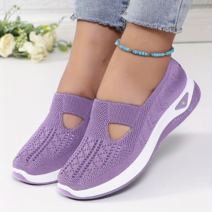 Zapatillas deportivas fáciles de poner, comodidad estable