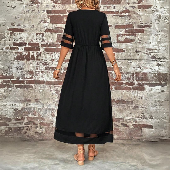 Aubrey™ – Vestido midi que favorece y suaviza el abdomen
