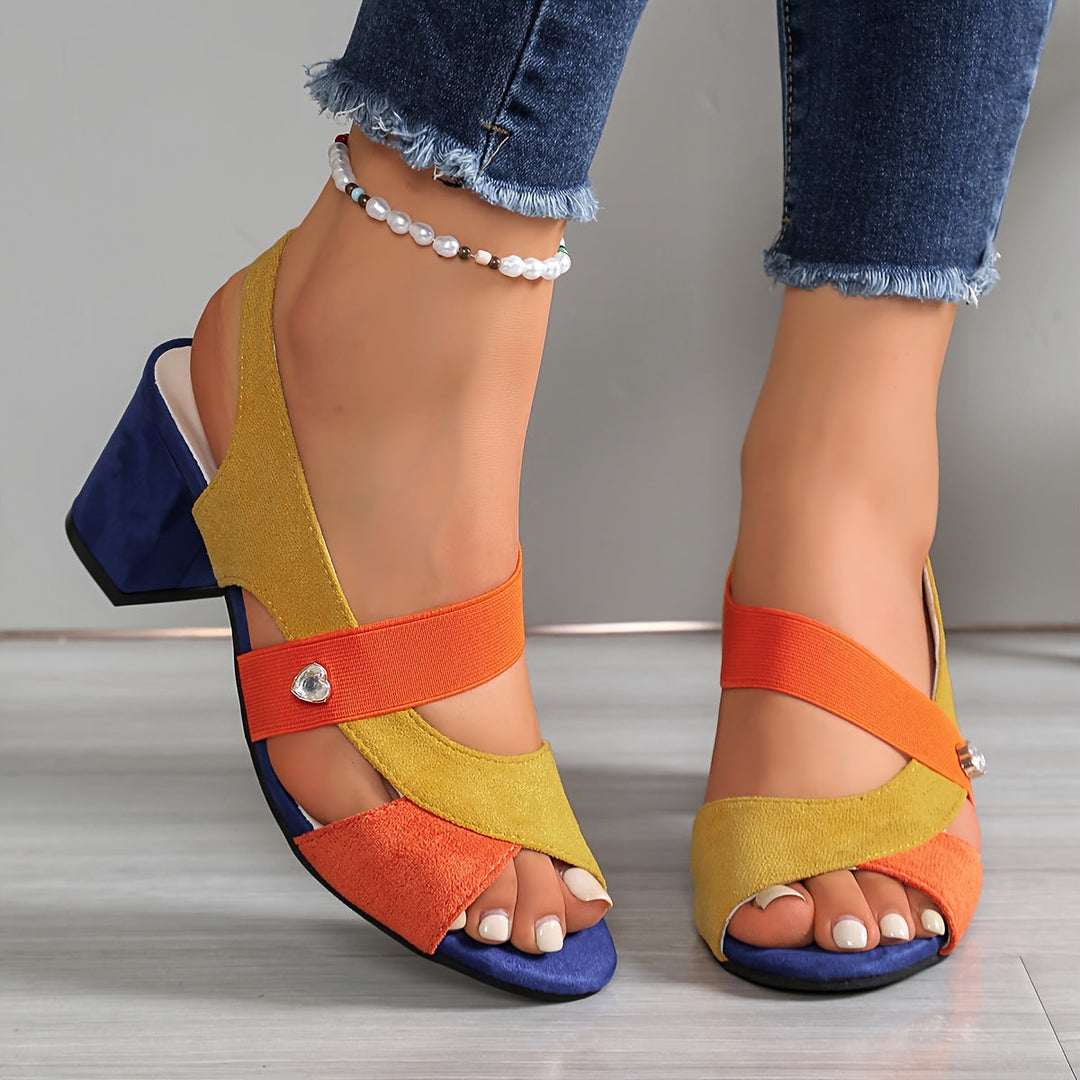 Lucia™ | Tacones de Bloque de Confort Ortopédico