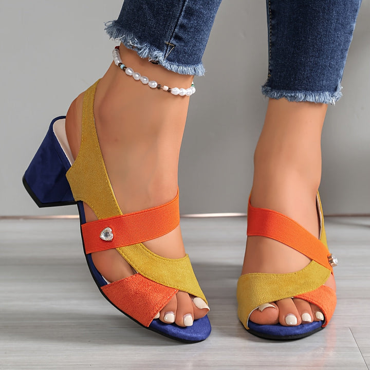 Lucia™ | Tacones de Bloque de Confort Ortopédico