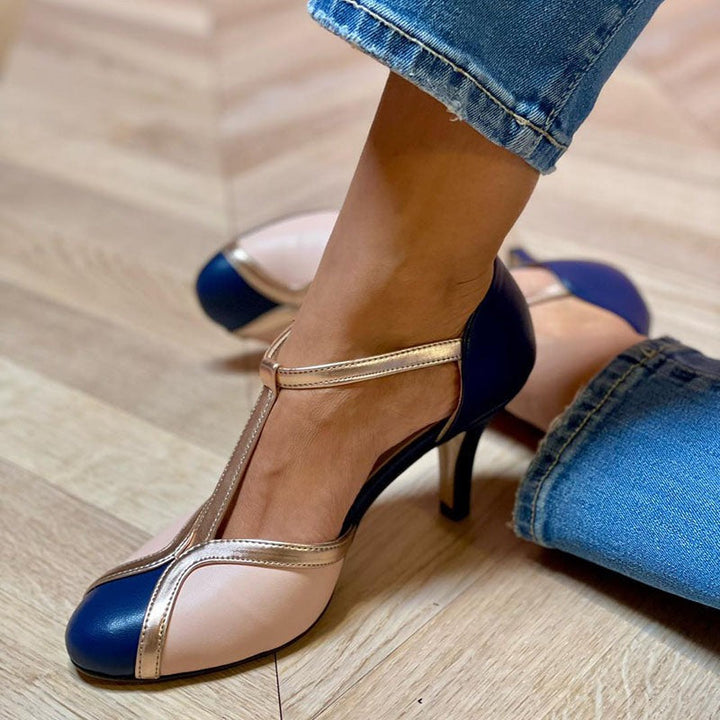 Susan | Tacones T-Strap de Comodidad Todo el Día