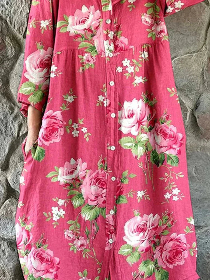 Carmen | Vestido Floral Artístico