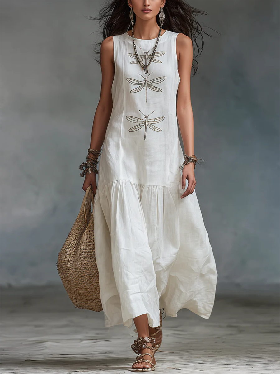 Ginebra - Vestido Maxi Sin Mangas