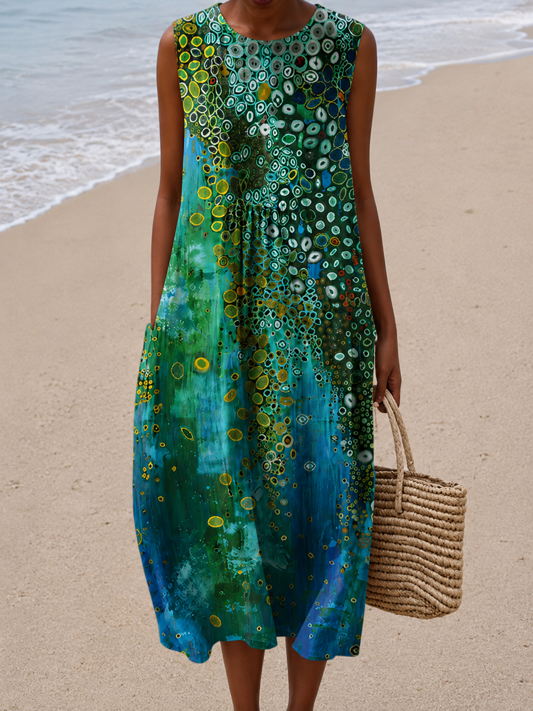 Vestido Midi Zara™ Reef