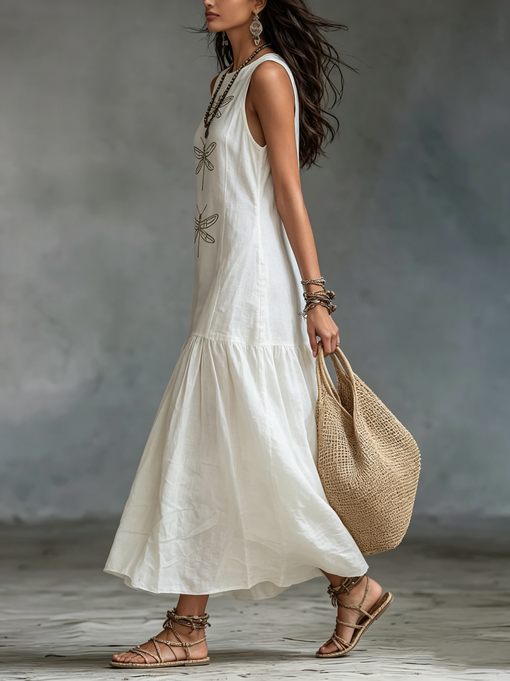 Ginebra - Vestido Maxi Sin Mangas