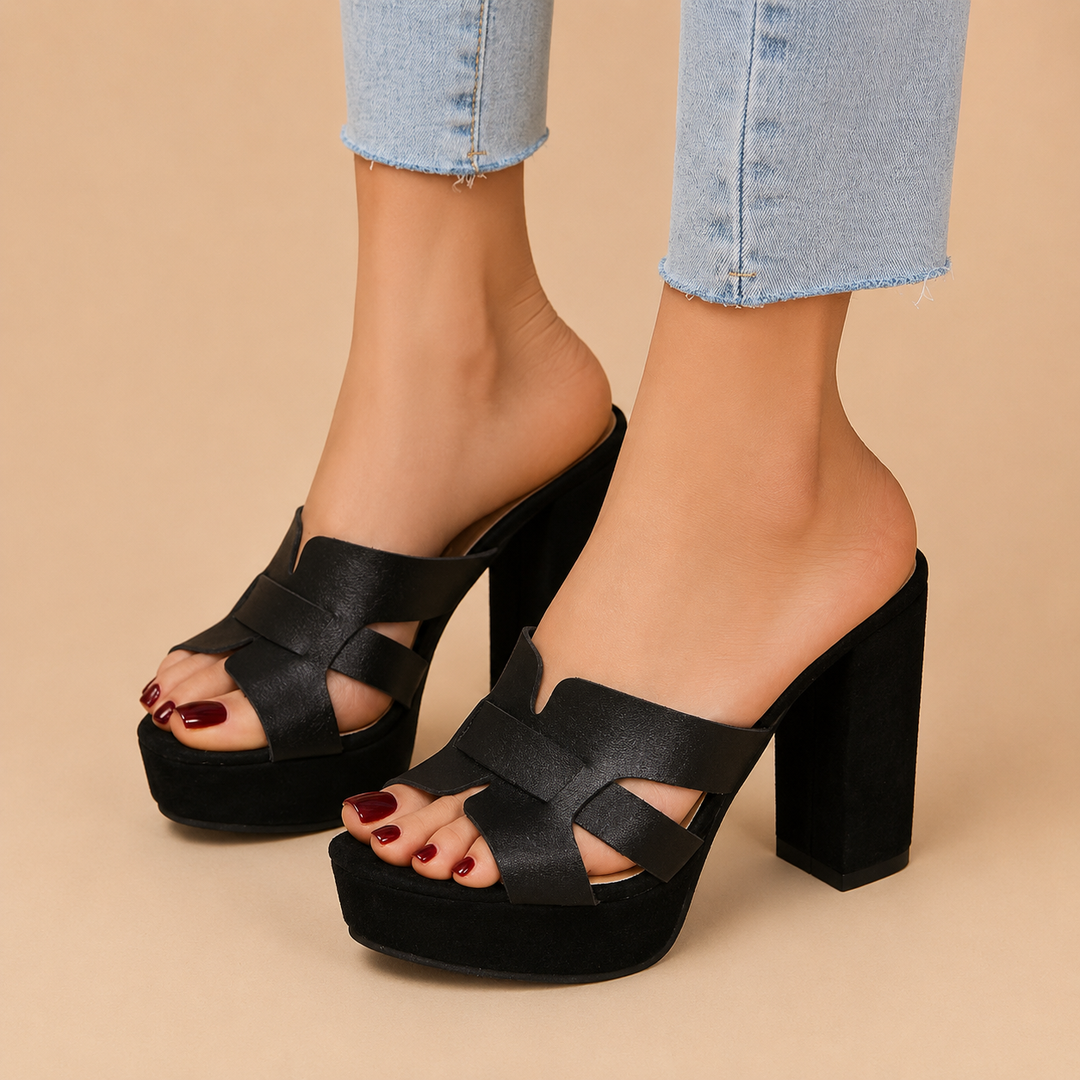 Elena™ | Tacones de Elegancia en Plataforma Sin Esfuerzo