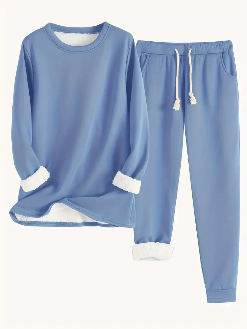 Hailey | Conjunto Cómodo Forrado de Forro Polar