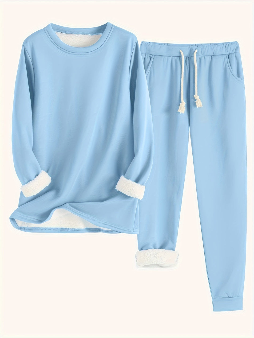 Hailey | Conjunto Cómodo Forrado de Forro Polar