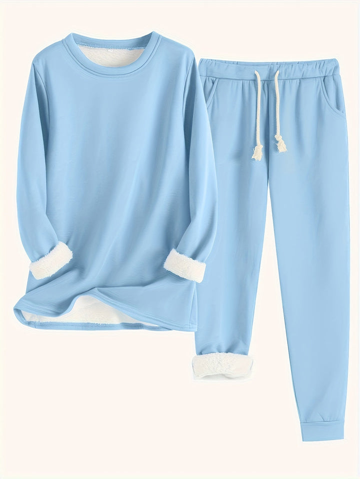 Hailey | Conjunto Cómodo Forrado de Forro Polar