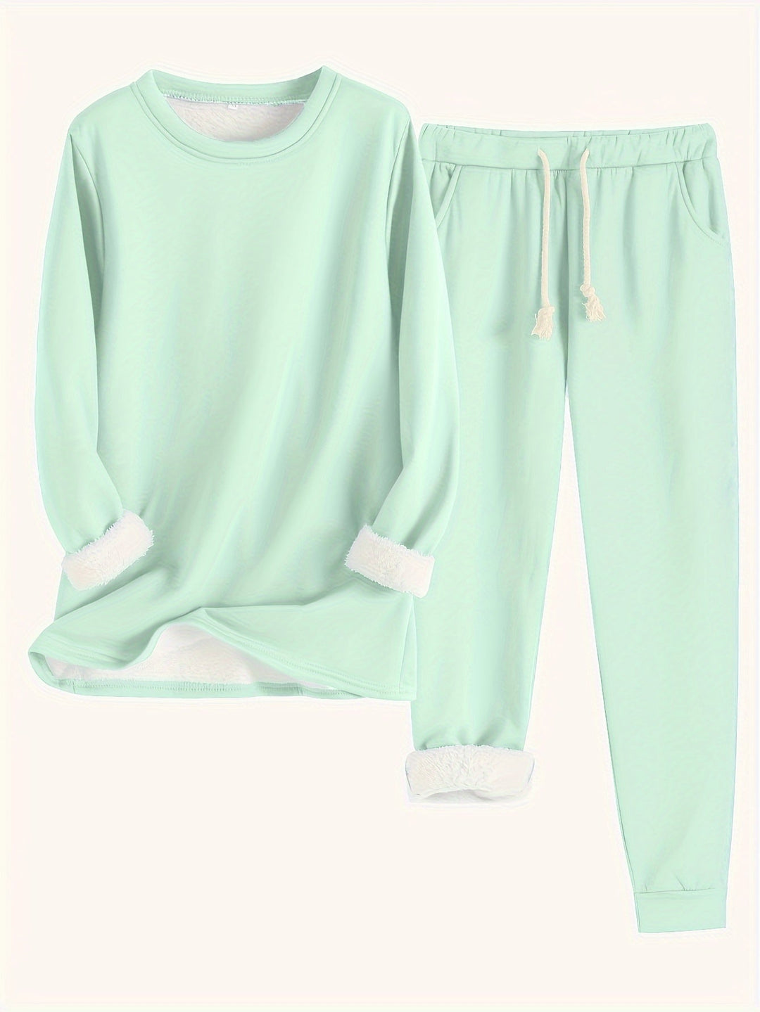 Hailey | Conjunto Cómodo Forrado de Forro Polar