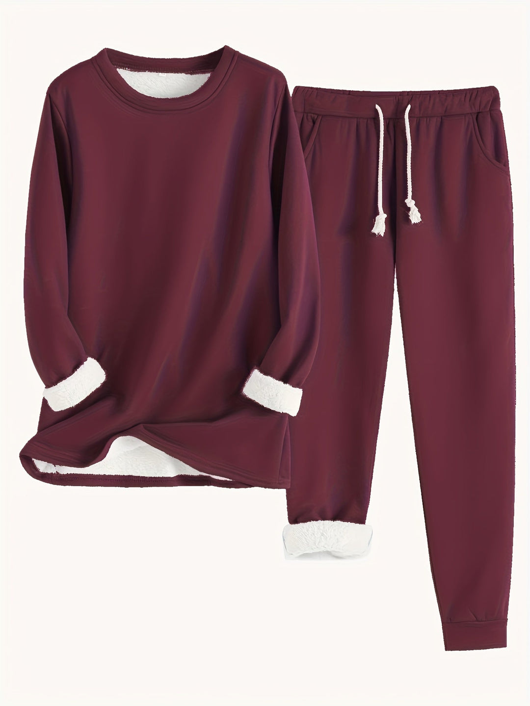 Hailey | Conjunto Cómodo Forrado de Forro Polar