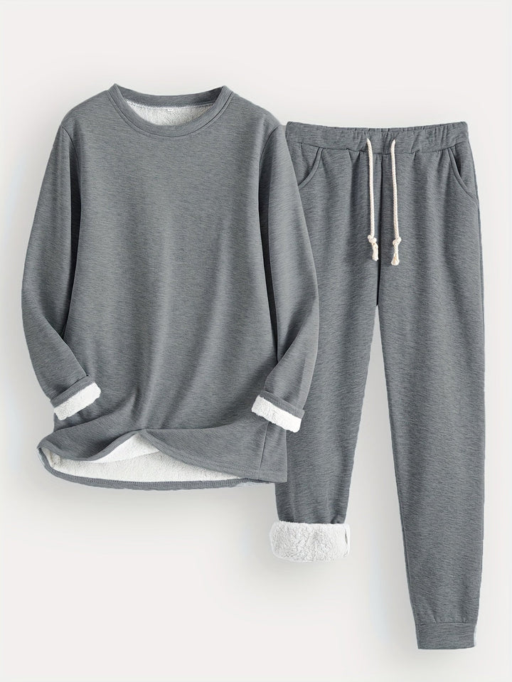 Hailey | Conjunto Cómodo Forrado de Forro Polar