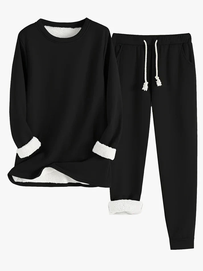 Hailey | Conjunto Cómodo Forrado de Forro Polar