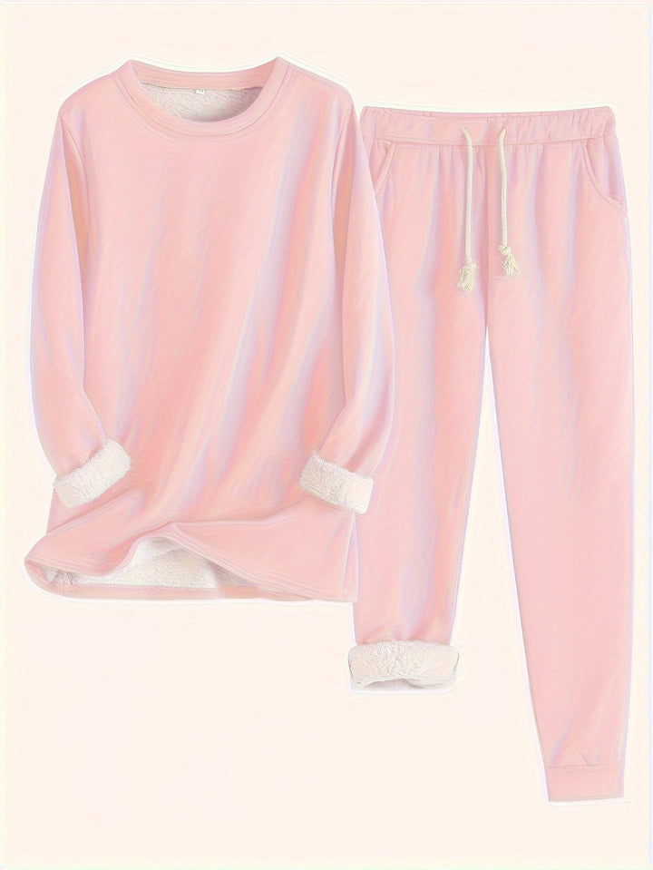 Hailey | Conjunto Cómodo Forrado de Forro Polar
