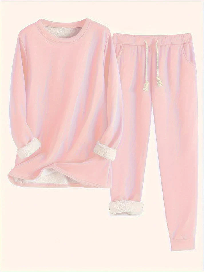 Hailey | Conjunto Cómodo Forrado de Forro Polar