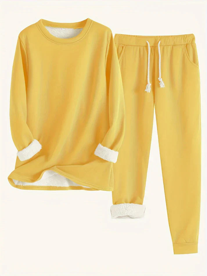 Hailey | Conjunto Cómodo Forrado de Forro Polar