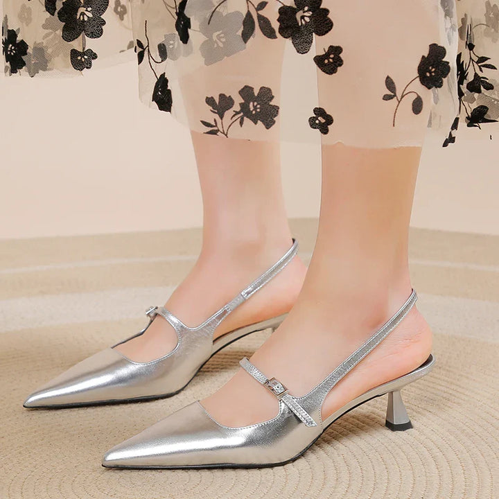 Stella | Tacones Kitten Slingback