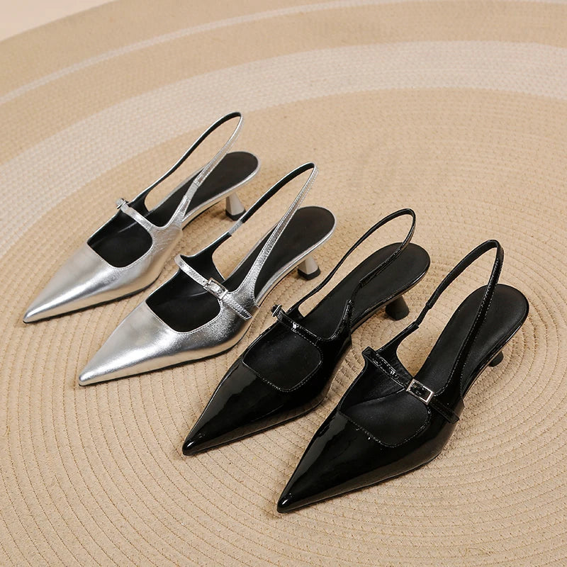 Stella | Tacones Kitten Slingback