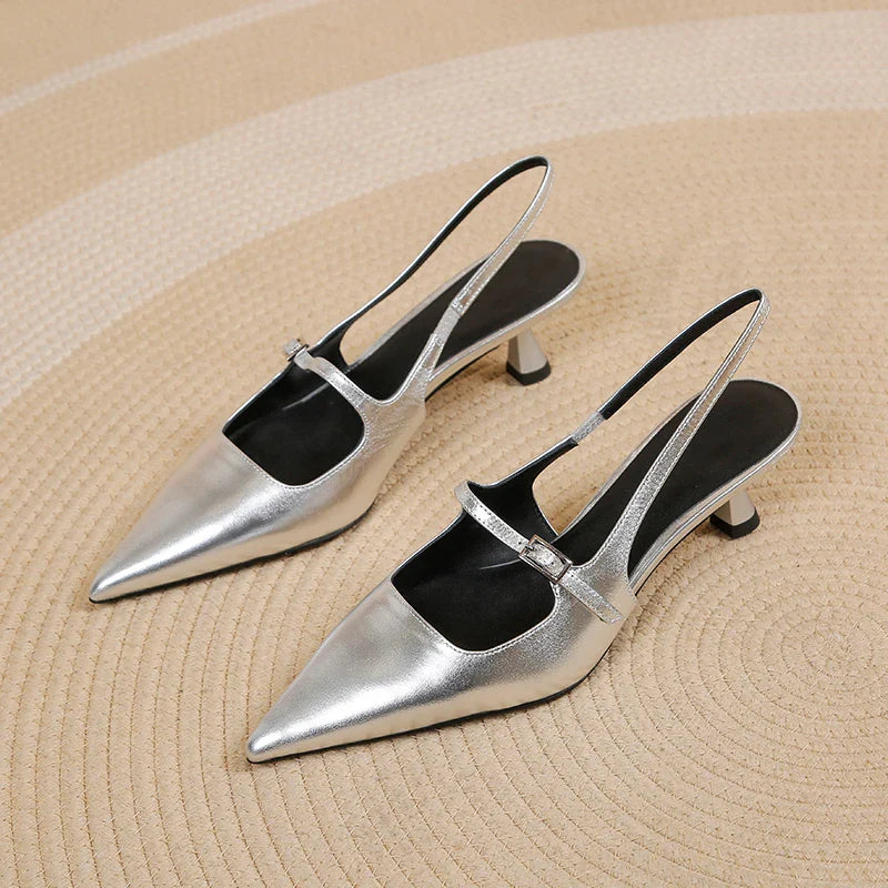 Stella | Tacones Kitten Slingback