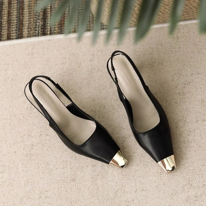 Layla | Tacones Slingback de Punta