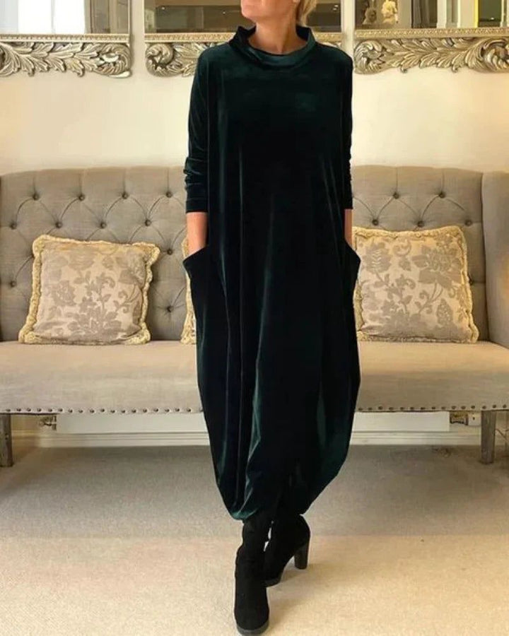 Eliza | Vestido de Terciopelo Relajado