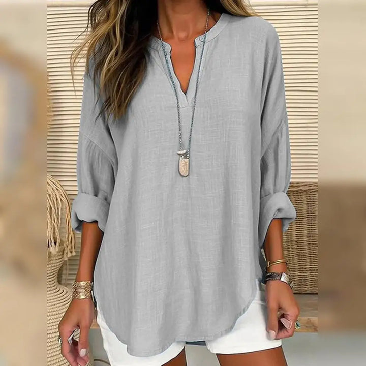 PENELOPE | Blusa de aspecto lino
