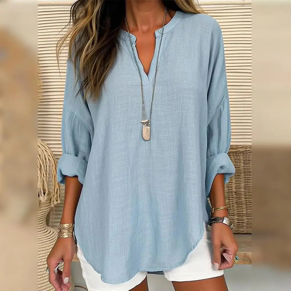 PENELOPE | Blusa de aspecto lino