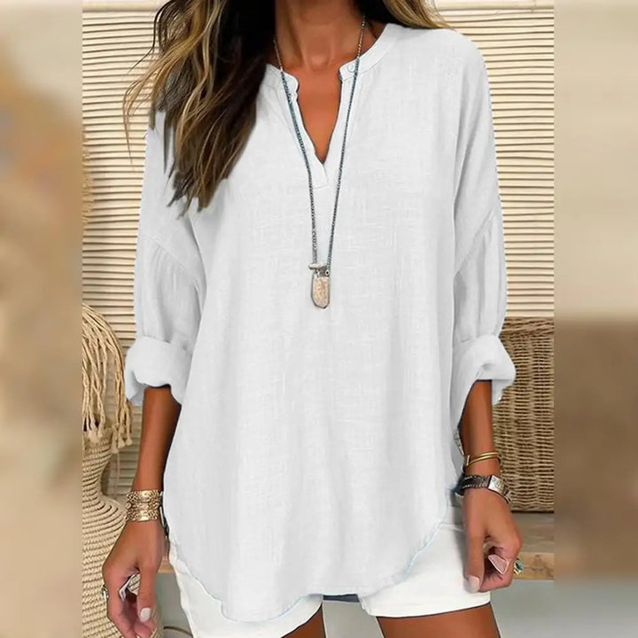 PENELOPE | Blusa de aspecto lino