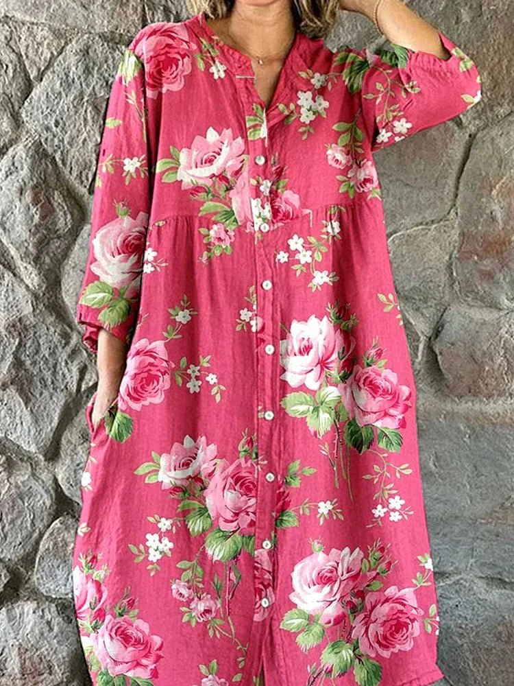 Carmen | Vestido Floral Artístico