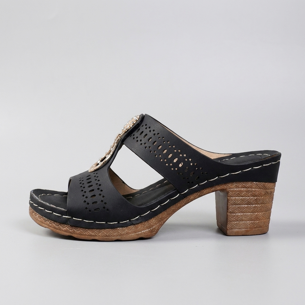 Linda | Sandalias ortopédicas de confort con tacón alto