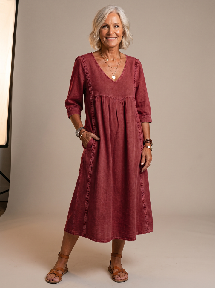 Martha - Vestido Maxi Casual Cómodo
