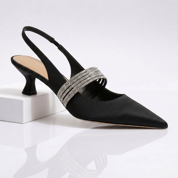 Harlow | Tacones de Gato de Cristal