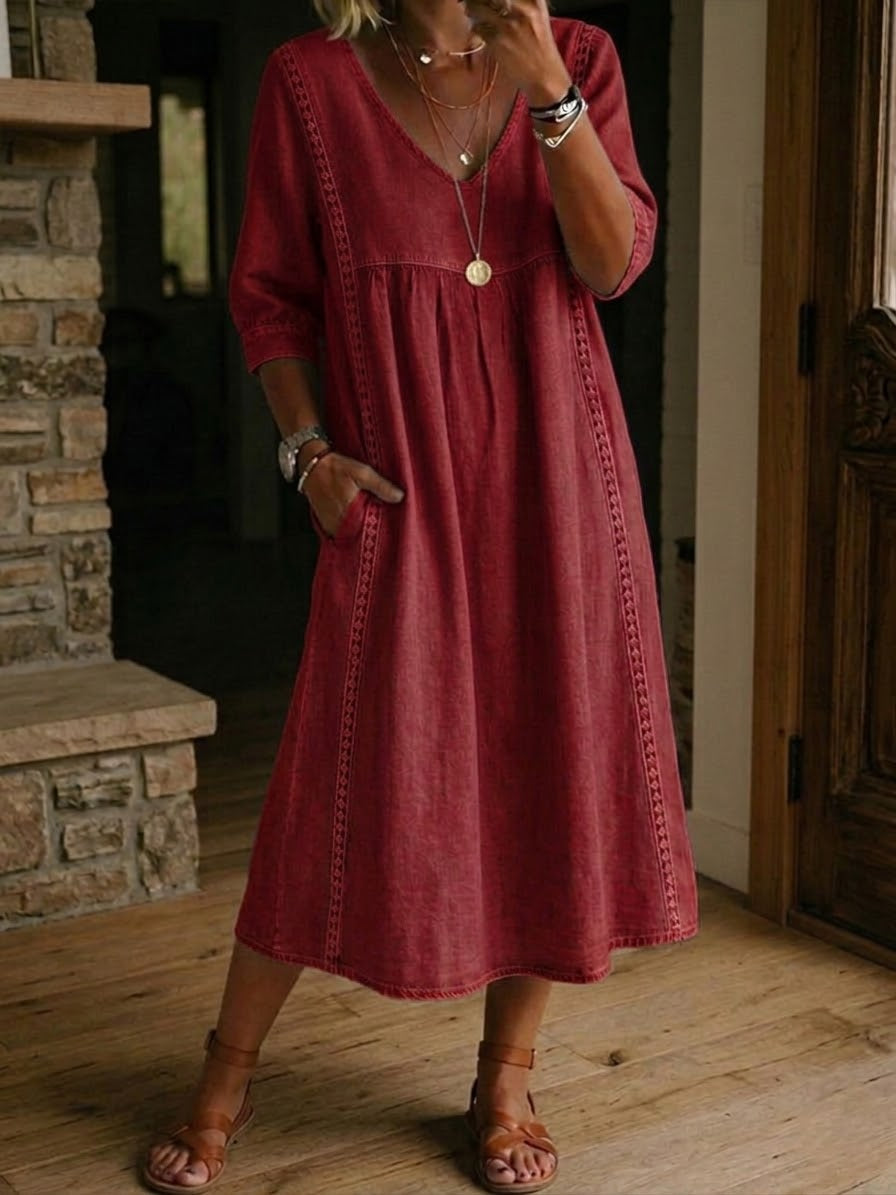 Martha | Vestido Maxi Casual Cómodo