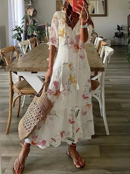 ARIA | Vestido Boho de Cobertura de Barriga