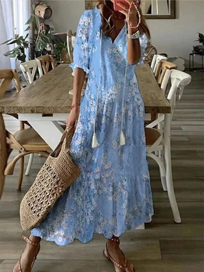 ARIA | Vestido Boho de Cobertura de Barriga
