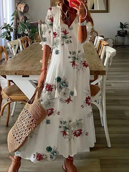 ARIA | Vestido Boho de Cobertura de Barriga